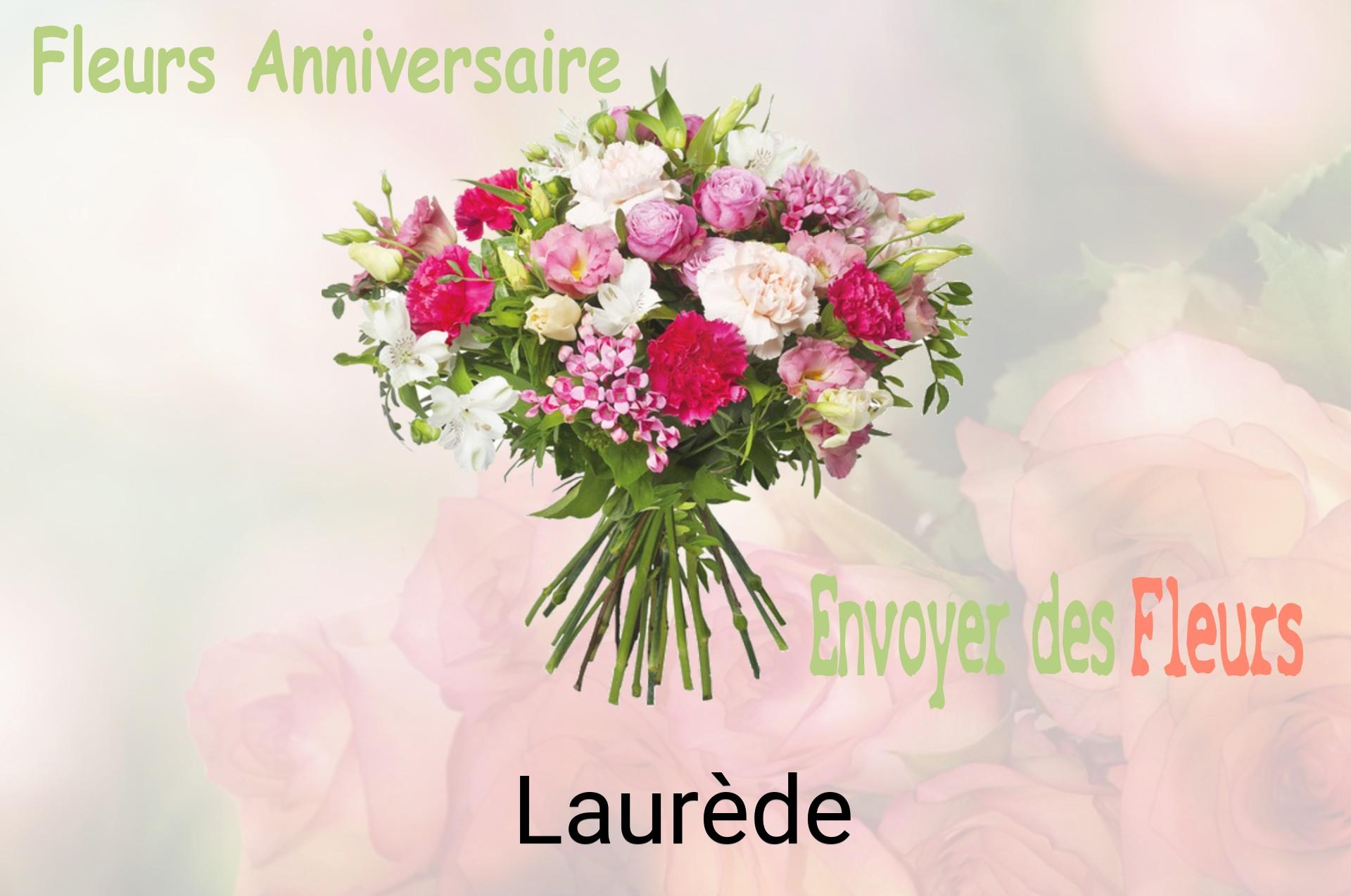 Bouquet de fleurs d’anniversaire livré à Laurède